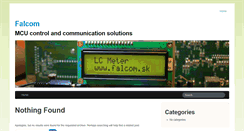 Desktop Screenshot of falcom.sk